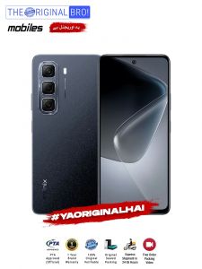 Infinix Hot 50 - 8GB RAM - 128GB Storage - PTA Approved - 12 Months Warranty - Black - The Original Bro Mobiles - TOB27